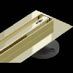Mexen Flat 360° Slim линеен въртящ се сифон 80 см, златен - 1541080 (1541080)