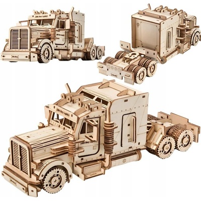 Little Story Dřevěné 3D puzzle nákladní auto 325 ks