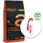 Alleva NATURAL кучешка пиле и тиква средно 12 кг + термобутилка безплатно