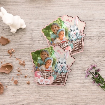 Image 1 of Art gift Комплект от 2 броя магнити - Честит Великден