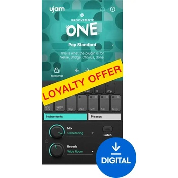UJAM GROOVEMATE ONE Loyalty Offer (Дигитален продукт)