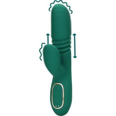 Loveline Вибриращ тласкащ и нагряващ Rabbit вибратор - Древно море