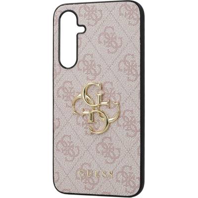 GUESS Гръб Guess PU 4G Metal Logo Case за Samsung Galaxy S23 FE - Розов