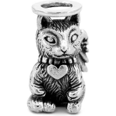 Stříbrný šperk Duch Kočka - Black Raven Beads Ag 925/1000, 8 g