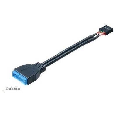AKASA interní USB 3.0 (19-pin) na interní USB 2.0 (9-pin), 10cm