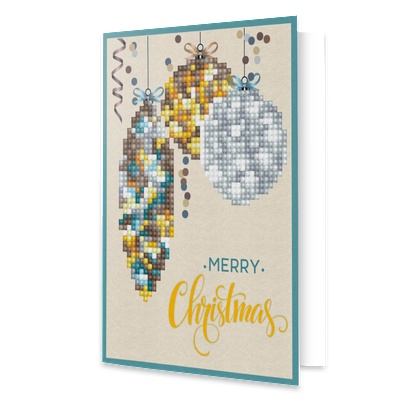 Diamond dotz Весела Коледа 1 - диамантена картичка ddg. 009