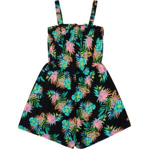 Roxy Детски гащеризон Roxy Kid's Playa Baby Printed Jumpsuit - Anthracite Aquarella Active Rg - размер 12 Years (703-6962-0115)