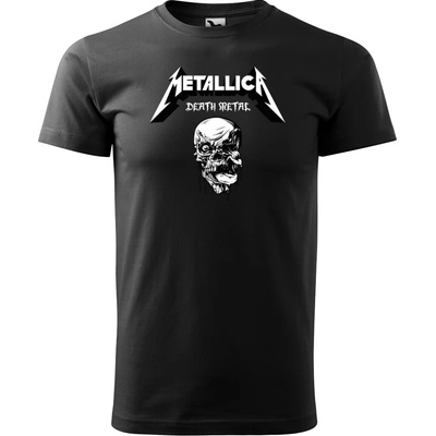 Sablio tričko s potlačou Metallica Death metal černé