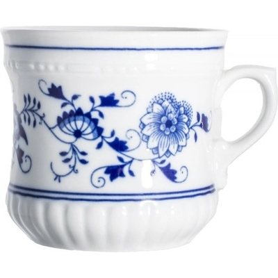 Cibulák hrnček Perlový veľký cibuľový porcelán originálny cibuľák Dubí 2. akosť 370 ml