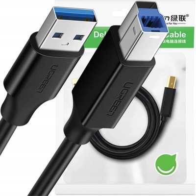 Ugreen US210 USB 3.0 A-B, 2m, černý