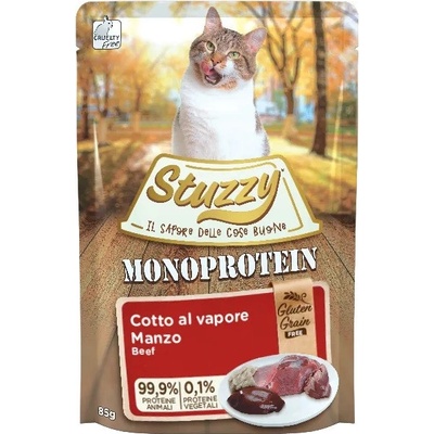 Stuzzy Cat Adult GF monoprotein hovězí 85 g