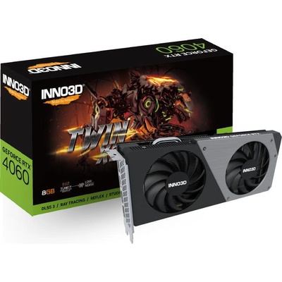 Inno3D GeForce RTX 4060 Twin x2 8GB GDDR6 (N40602-08D6-173051N)