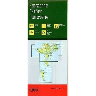 mapa Faroe Islands 1:90 t. voděodolná