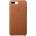 Apple iPhone Leather Case - оригинален кожен кейс (естествена кожа) за iPhone 8 Plus, iPhone 7 Plus (кафяв)
