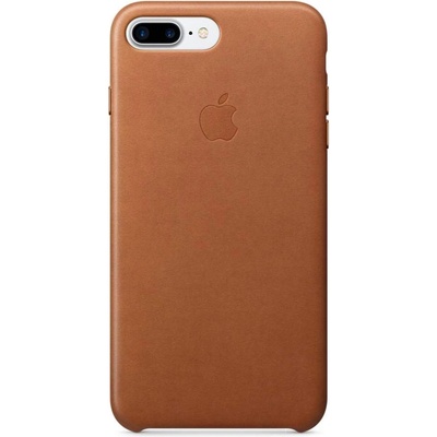 Apple iPhone Leather Case - оригинален кожен кейс (естествена кожа) за iPhone 8 Plus, iPhone 7 Plus (кафяв)