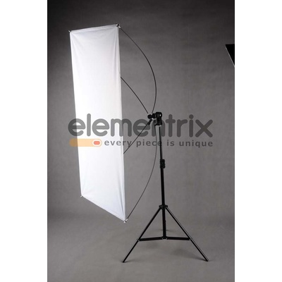 Odrazová doska, odrazový panel 60x120cm 2 v 1 bielo / strieborný