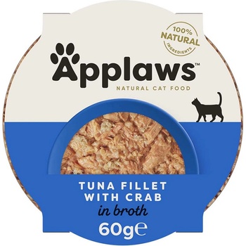 Applaws Cat tuniakové filety a krab 60 g