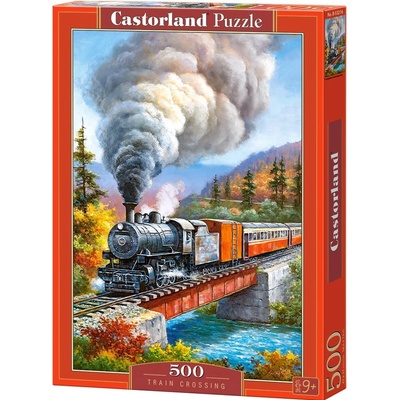 Castorland Lokomotiva na mostě 500 dielov