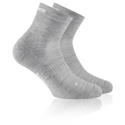 Туристически чорапи Rohner Dynamic Merino Quarter L/R Walking socks - Hellgrau - размер 42-44 (EU) (207-0671-0313)