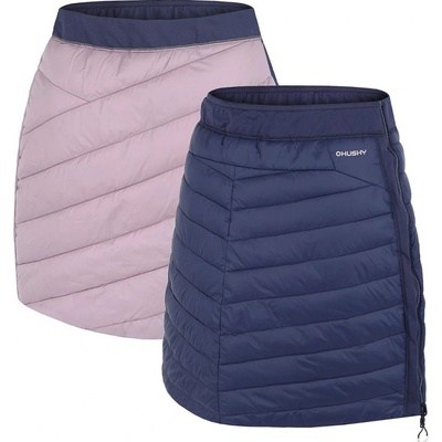 Husky dámska zimná sukňa Freez L lt.fd. wine/dk.blue