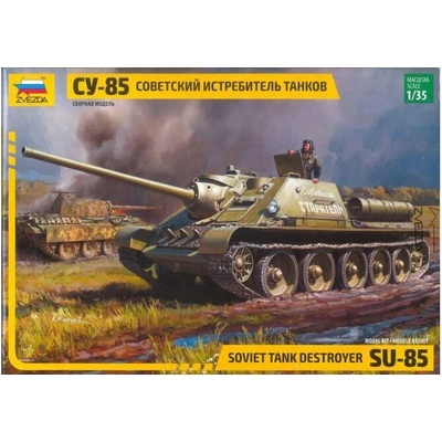 ZVEZDA 3690 SU-85 Soviet Tank Destroyer 1:35