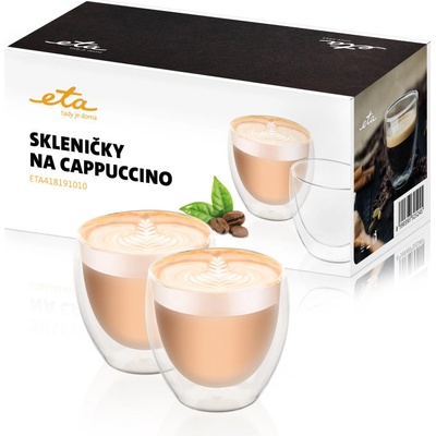 Eta Skleničky na cappuccino 4181 91010 2 x 250 ml