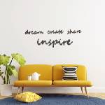 Decono Метален Надпис Dream Create Share Inspire