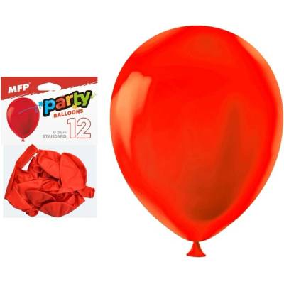 UNIPAP balónek nafukovací sáček standard 26cm červený 8000196 583054