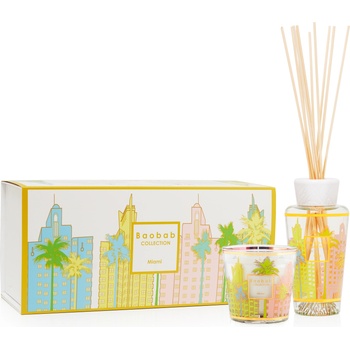 Baobab Collection My First Baobab Gift Miami Ароматна свещ и дифузер, 2 части (MFBBOXCMI)
