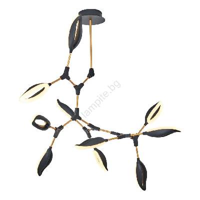 LED полилей на прът ASTI 10xLED/7W/230V 3000K черен (AS2616)