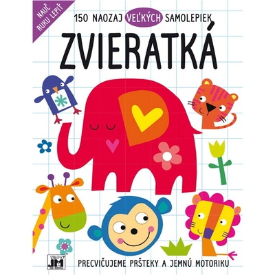 Naozaj veľké samolepky Zvieratká 150 ks