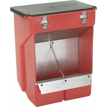 Kerbl 74105 závesné krmítko pre králiky kapacita 3,5 l 2 oddiely pozinkované