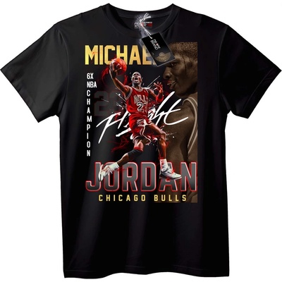 NOONEBRAND Тениска Michael Jordan 6x NBA Шампион - 2XL, White