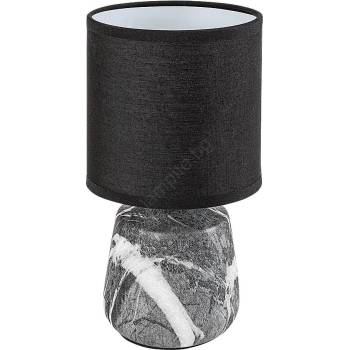 Rábalux 74066 - Настолна лампа NALISA 1xE14/40W/230V черна/мраморен декор (RL74066)