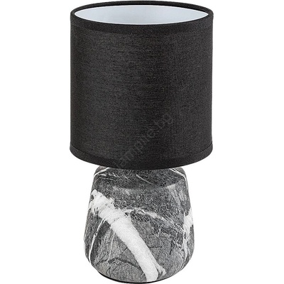 Rábalux 74066 - Настолна лампа NALISA 1xE14/40W/230V черна/мраморен декор (RL74066)