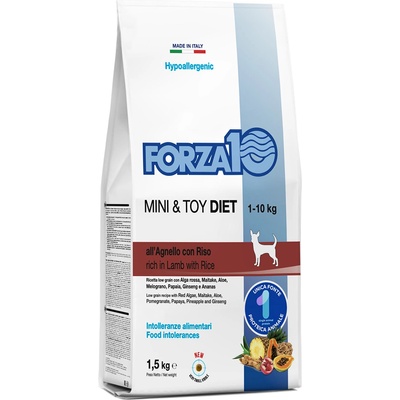 FORZA10 1, 5 кг Агнешко с ориз Mini & Toy Diet Forza10 Dry за кучета