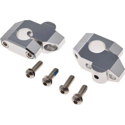 Adaptér pre zvýšenie a priblíženie 22mm riadítok SILVER