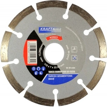 Kraft & Dele Segmentový kotouč 115 x 7 x 22,23 mm KD923