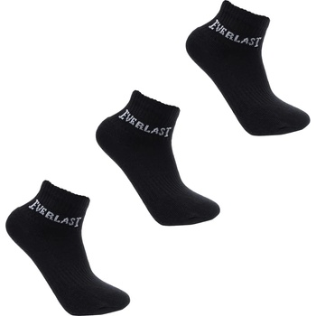 Everlast Юношески чорапи Everlast Quarter Socks 3 Pack Junior - Black