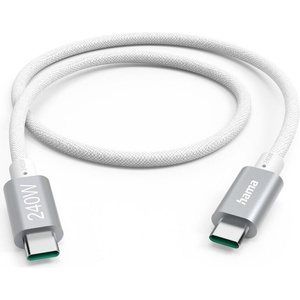 Hama Кабел за зареждане, USB-C - USB-C, 240 W, USB 3.2 Gen1, 5Gbit/s (HAMA-201721) - cybertrade