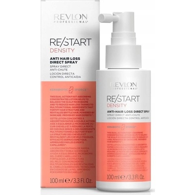 Revlon Professional Restart Density Anti Hair Loss Direct Spray Sprej proti vypadávání vlasů 100 ml