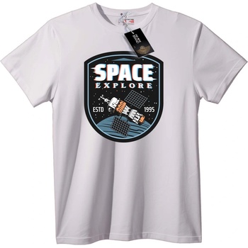NOONEBRAND Тениска Космическо изследване 1995 - M, White