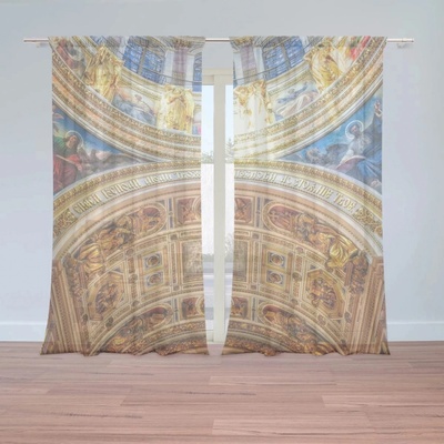 Záclony Chrám 2: 2 ks - 150x250 cm - Sablio