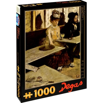 D-Toys Пъзел D-Toys от 1000 части - В кафенето (Пиячи на абсент), Едгар Дега