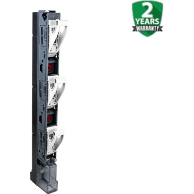 Tracon electric vertikálny poistkový odpínač 160A s ovládaním po póloch, svorky, DSV00-3SV
