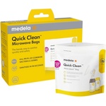 Medela Пликчета за стерилизиране в микровълнова Medela - Quick Clean, 5 брoя (008.0040) - ozone