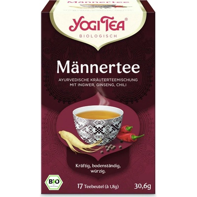 Yogi Tea Bio Men's Tea organic s výťažkom z korenia 17 x 2 g