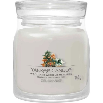 Yankee Candle Woodland Weekend Memories типична свещ средна 368 гр