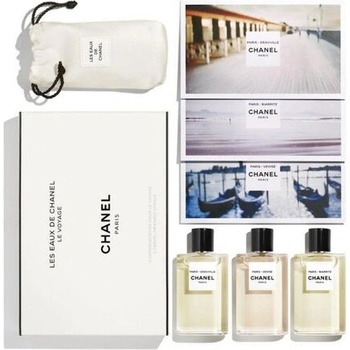 CHANEL LES EAUX DE CHANEL сет 3x30 мл - PARIS-DEAUVILLE + PARIS-VENISE + PARIS-BIARRITZ (EDT) за жени
