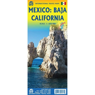 mapa Mexico - Baja California 1:650 t. ITM voděodolná